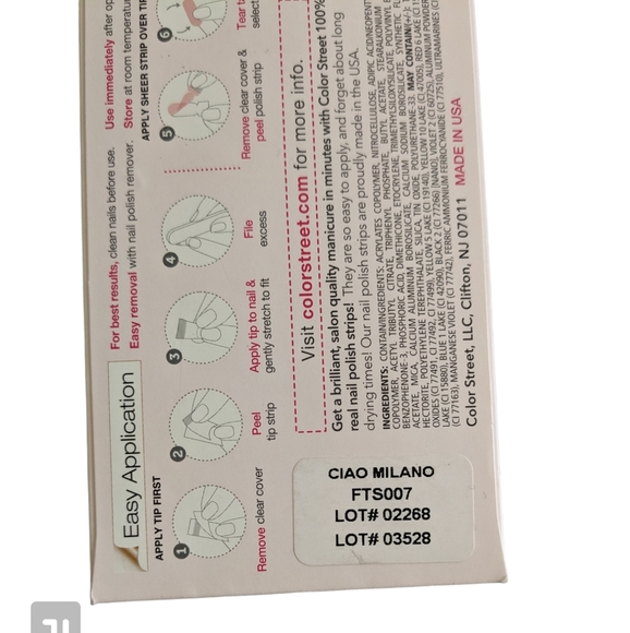 Color Street French Manicure Nail polish strips - Picture 2 of 4